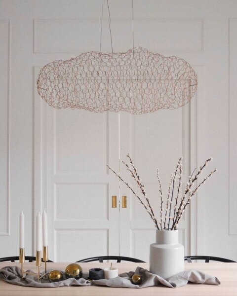 ByRydens 4201250-6501 - Lampadario LED a sospensione con filo HAYDEN LED/15W/230V oro