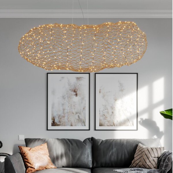 ByRydens 4201260-6501 - Lampadario LED a sospensione con filo HAYDEN LED/20W/230V oro