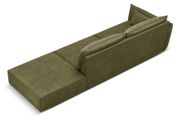 Divano angolare verde Vanda - Mazzini Sofas
