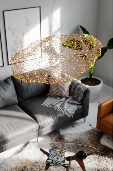 ByRydens 4201260-6501 - Lampadario LED a sospensione con filo HAYDEN LED/20W/230V oro