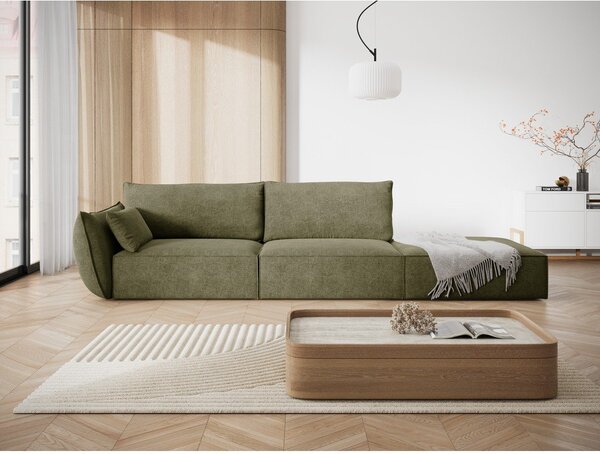 Divano angolare verde Vanda - Mazzini Sofas