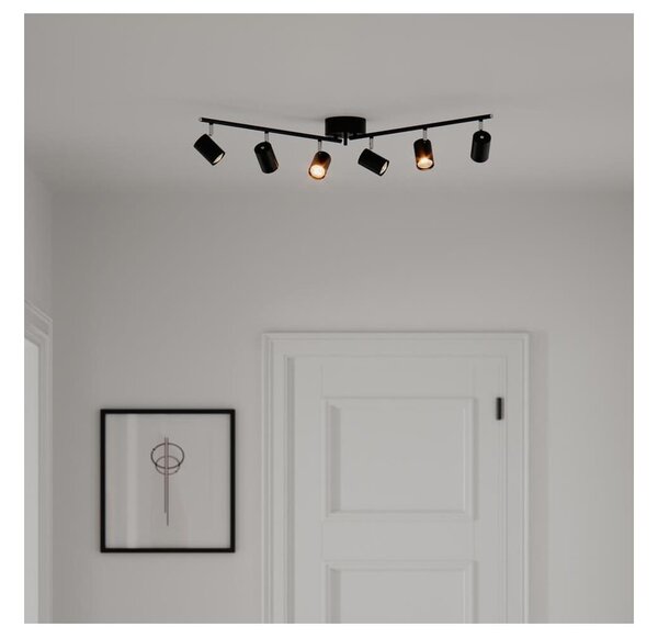 ByRydens 4202100-4002 - Faretto CORRECT 6xGU10/7W/230V nero