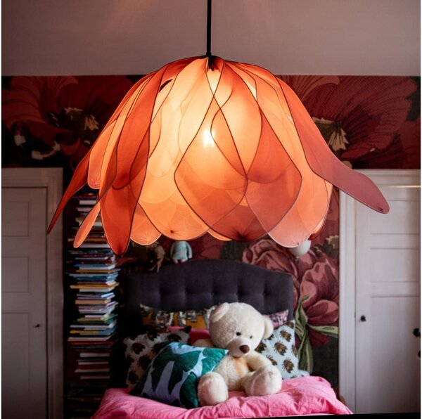 ByRydens 4202270-0500 - Lampadario a sospensione con filo LOU LOU 1xE27/5W/230V rosa