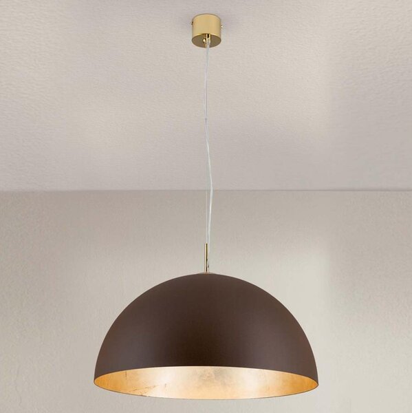 Orion HL 6-1623/1 - Lampadario a sospensione con filo ELIANO 1xE27/60W/230V diametro 50 cm marrone/oro