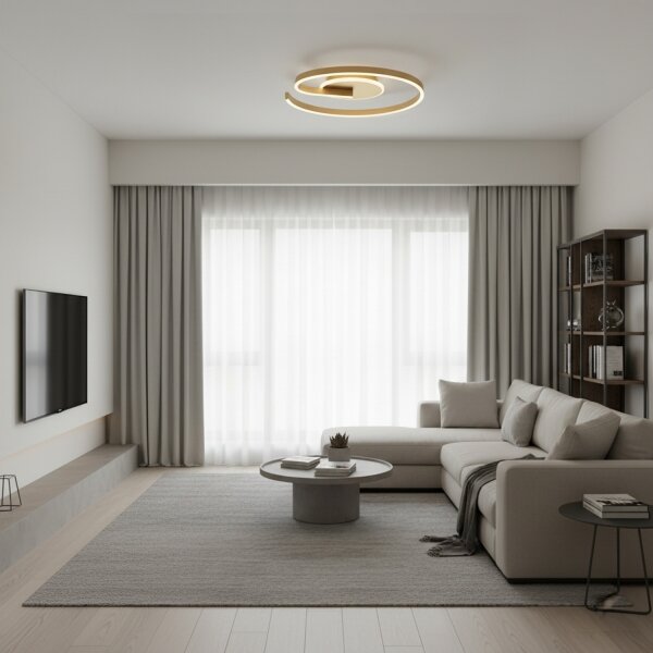 Brilagi - Plafoniera LED dimmerabile SPIRAL LED/56W/230V 3000/4000/6000K+telecomando