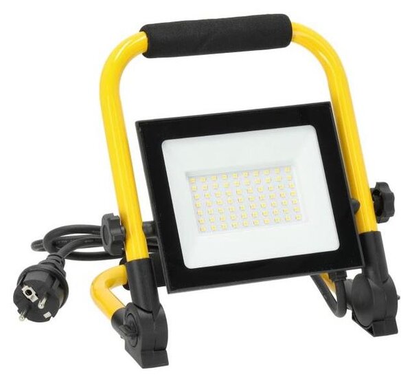 Riflettore LED portatile TIGRA LED/50W/4000K IP54 nero/giallo
