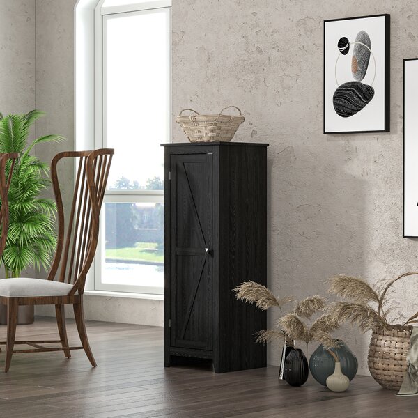 HOMCOM Armadio da Cucina Rialzato con 2 Ripiani Regolabili, 120 cm, Nero | Aosom Italy