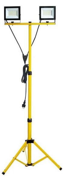 LED Riflettore con il supporto TIGRA 2xLED/50W/230V 4000K IP54 nero/giallo