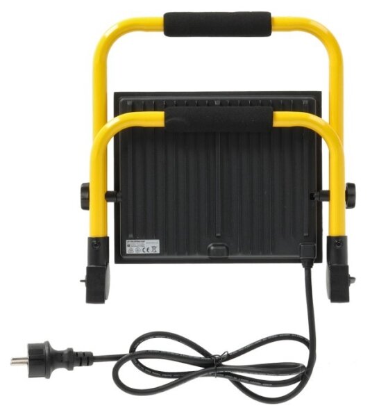 Riflettore LED portatile TIGRA LED/100W/4000K IP54 nero/giallo