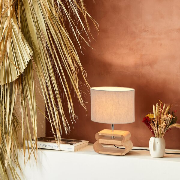 Lampade da tavolo COREP, Oslo, Beige, Soggiorno, Tessuto / Tessile, Scandinavo