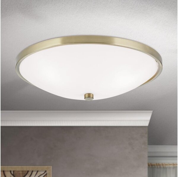 Orion DL 7-531/40 - Plafoniera AIDA 3xE27/60W/230V diametro 40 cm ottone