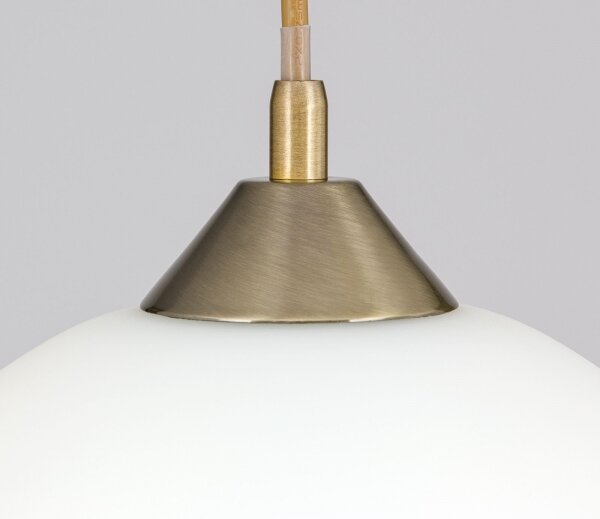 Orion HL 6-1525/1 - Lampadario a sospensione con filo GRADO 1xE27/60W/230V diametro 40 cm ottone