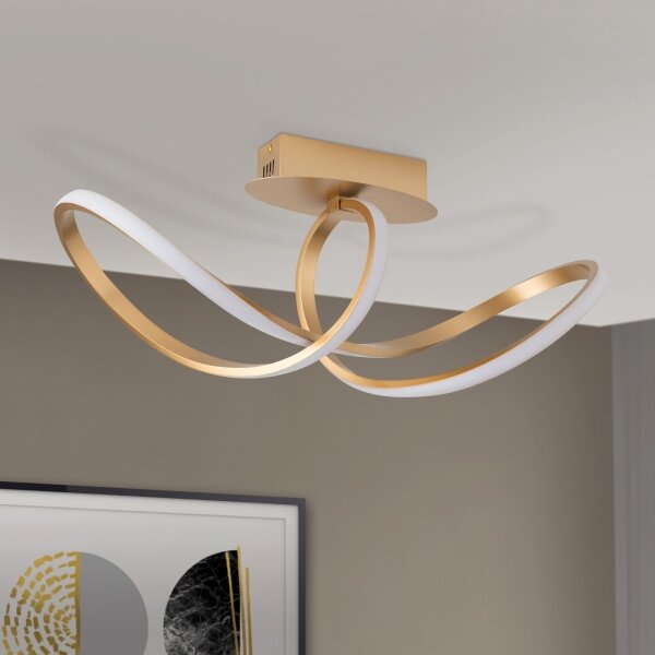 Orion DL 7-694 - Lampadario a plafone LED dimmerabile CIRCUS LED/30W/230V oro