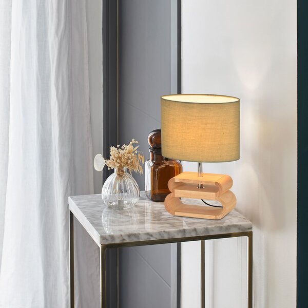 Lampade da tavolo COREP, Oslo, Verde, Soggiorno, Tessuto / Tessile, Scandinavo