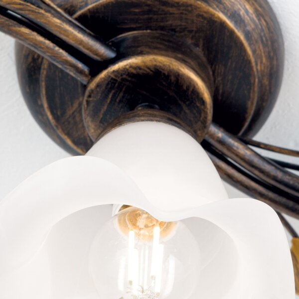 Orion DL 7-789/5 - Lampadario a plafone SISI 5xE14/40W/230V bronzo/patina