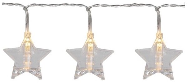 Eglo 411108 - Catena LED CLIPPY 10xLED 2,1m bianco caldo