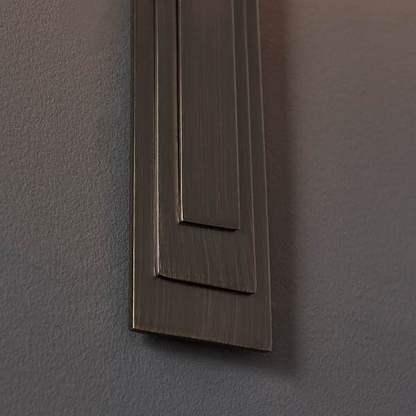 Endon 95271 - Applique CARLTON 1xE27/10W/230V bronzo