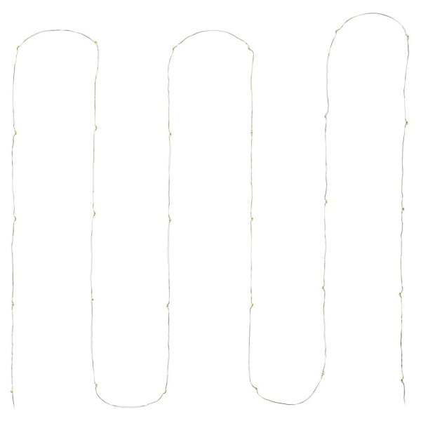 Retlux - catena a LED, 30 LED, alimentazione 3xAA, 3,3 m, bianco caldo
