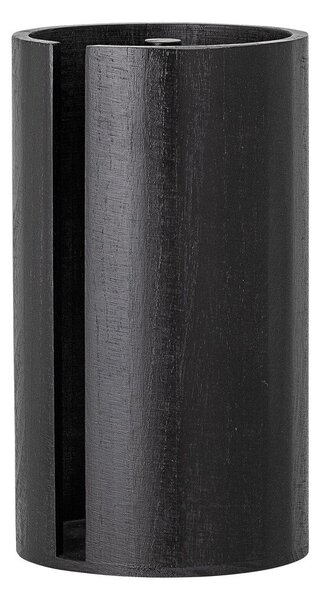 Portarotolo da cucina verticale nero in legno ø 14,5 cm Celian – Bloomingville