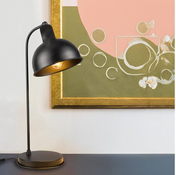 ONLI - Lampada da tavolo ISTANBUL 1xE27/22W/230V 50 cm nero