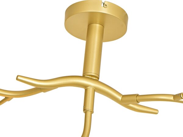 Brilagi - Lampadario a plafone LED MISTEL 9xG9/3W/230V oro