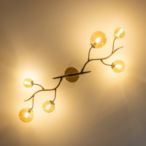 Brilagi - Lampadario a plafone LED MISTEL 6xG9/3W/230V oro
