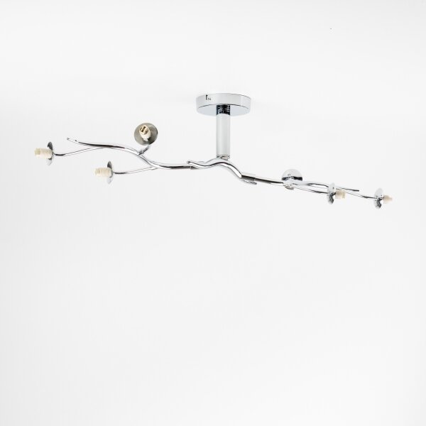 Brilagi - Lampadario LED a plafone MISTEL 6xG9/3W/230V nero cromato/fumé
