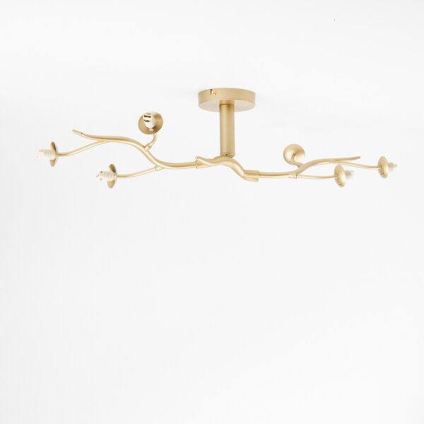 Brilagi - Lampadario a plafone LED MISTEL 6xG9/3W/230V oro/bianco