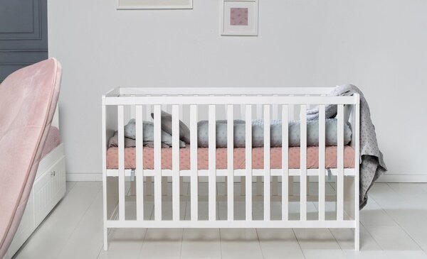 Lettino bianco 60x120 cm Hamburg – Roba