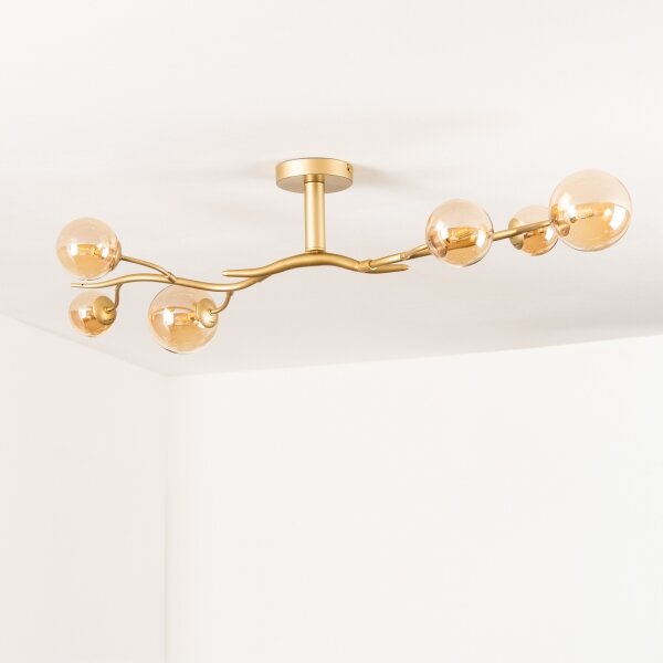 Brilagi - Lampadario a plafone LED MISTEL 6xG9/3W/230V oro