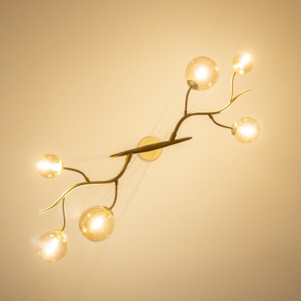 Brilagi - Lampadario LED a sospensione con filo MISTEL 6xG9/3W/230V oro