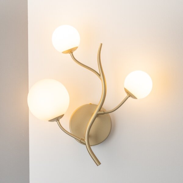 Brilagi - Applique a LED MISTEL 3xG9/3W/230V oro/bianco