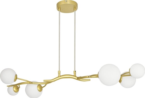 Brilagi - Lampadario LED a sospensione con filo MISTEL 6xG9/3W/230V oro/bianco