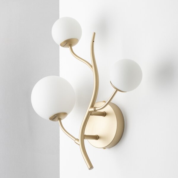 Brilagi - Applique a LED MISTEL 3xG9/3W/230V oro/bianco