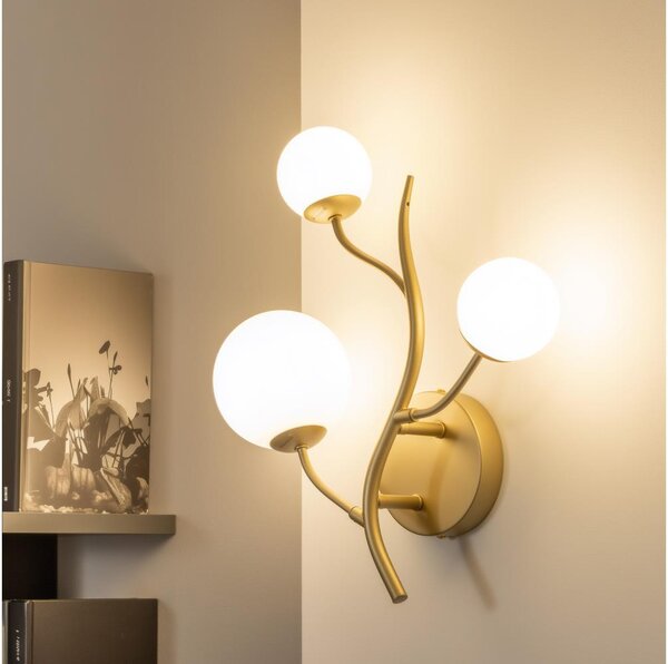 Brilagi - Applique a LED MISTEL 3xG9/3W/230V oro/bianco