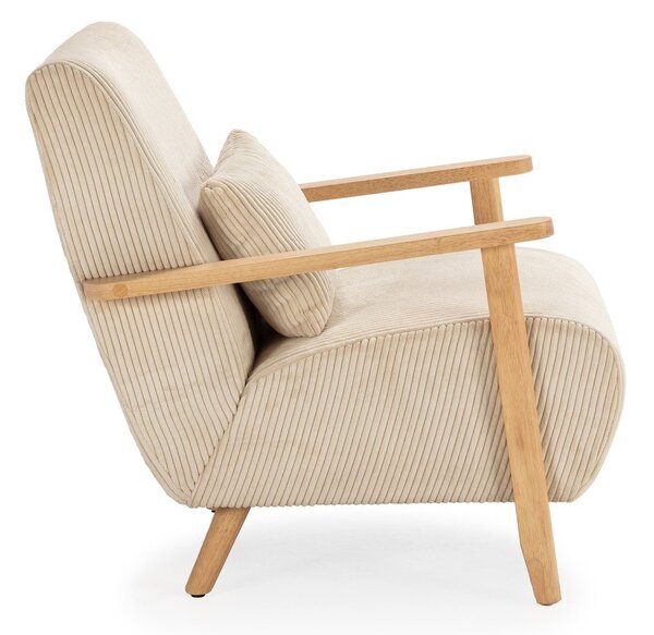 Poltrona beige Bonnie – Marckeric