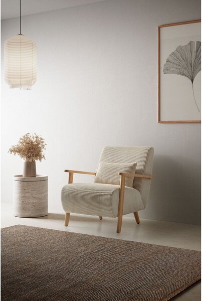 Poltrona beige Bonnie – Marckeric