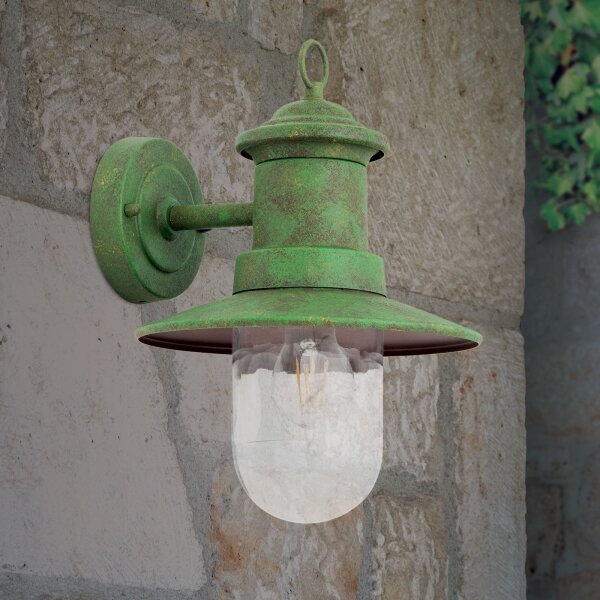 Orion AL 11-1205 - Applique da esterno LEONIE 1xE27/60W/230V IP44 verde