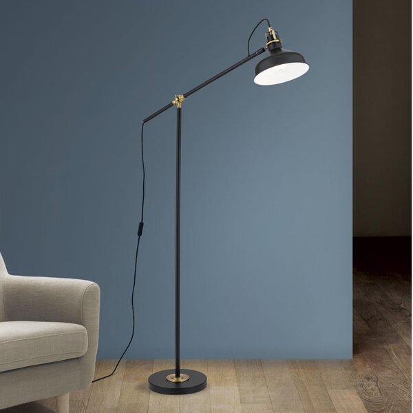 Orion Dimmerabile 12-1192/1 - Lampada con piedistallo SCHILLER 1xE27/40W/230V nero/bronzo