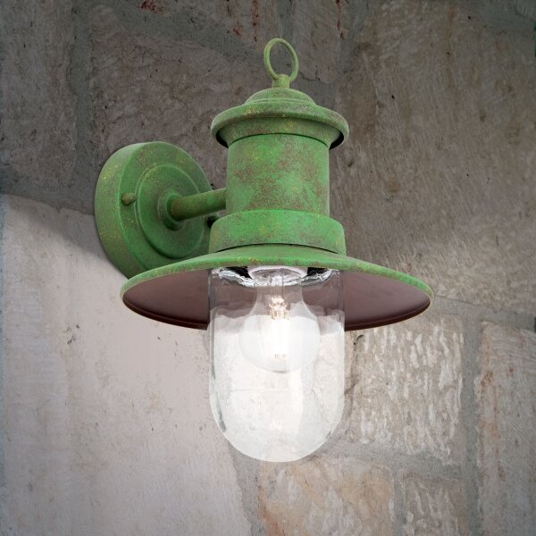 Orion AL 11-1205 - Applique da esterno LEONIE 1xE27/60W/230V IP44 verde