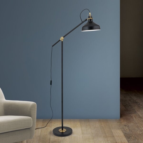 Orion Dimmerabile 12-1192/1 - Lampada con piedistallo SCHILLER 1xE27/40W/230V nero/bronzo