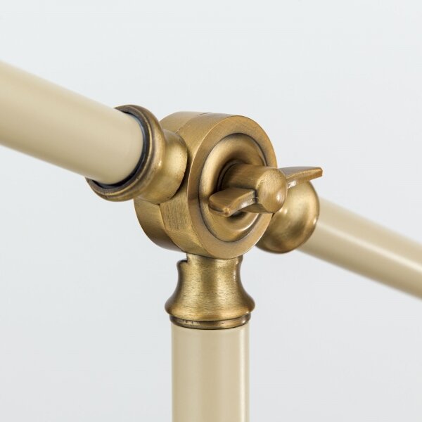 Orion LA 4-1222/1 - Lampada da tavolo SCHILLER 1xE27/40W/230V color crema/bronzo