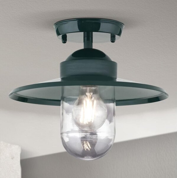 Orion AL 11-1317 - Lampadario da esterno EDWARD 1xE27/60W/230V IP44 verde