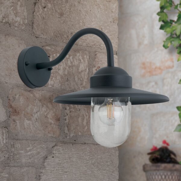 Orion AL 11-1313 - Applique da esterno EDWARD 1xE27/60W/230V IP44 antracite