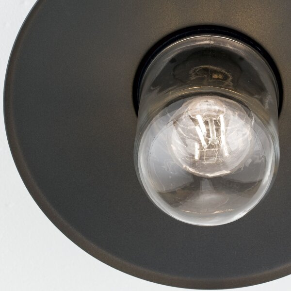 Orion AL 11-1317 - Plafoniera da esterno a montaggio superficiale EDWARD 1xE27/60W/230V IP44 antracite