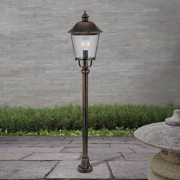 Orion AL 11K/360.44 - Lampada da esterno KENZO 1xE27/100W/230V IP44 bronzo/patina
