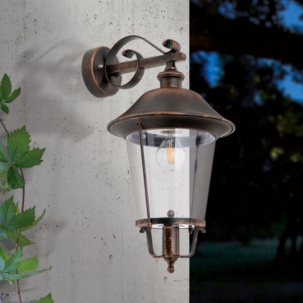Orion AL 11K/360.01-Applique da esterno KENZO 1xE27/100W/230V IP44 bronzo/patina