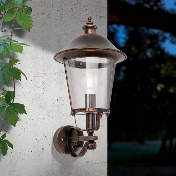 Orion AL 11K/360.00-Applique da esterno KENZO 1xE27/100W/230V IP44 bronzo/patina