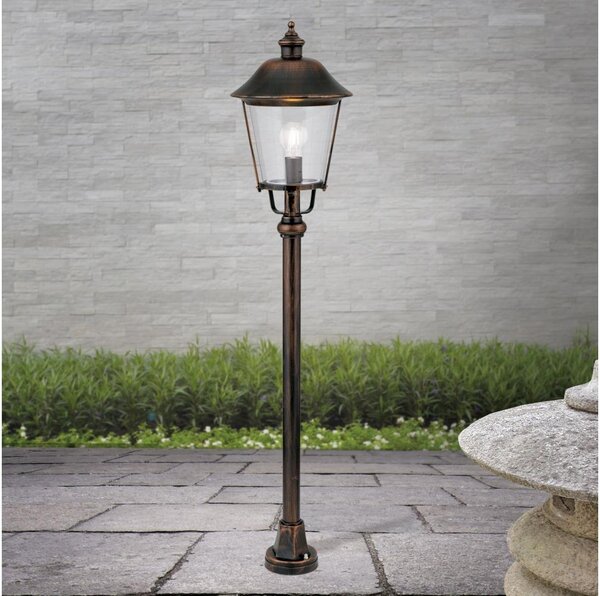 Orion AL 11K/360.44 - Lampada da esterno KENZO 1xE27/100W/230V IP44 bronzo/patina