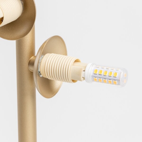 Brilagi - Lampada da tavolo LED MILLA 4xG9/3W/230V oro/fumé